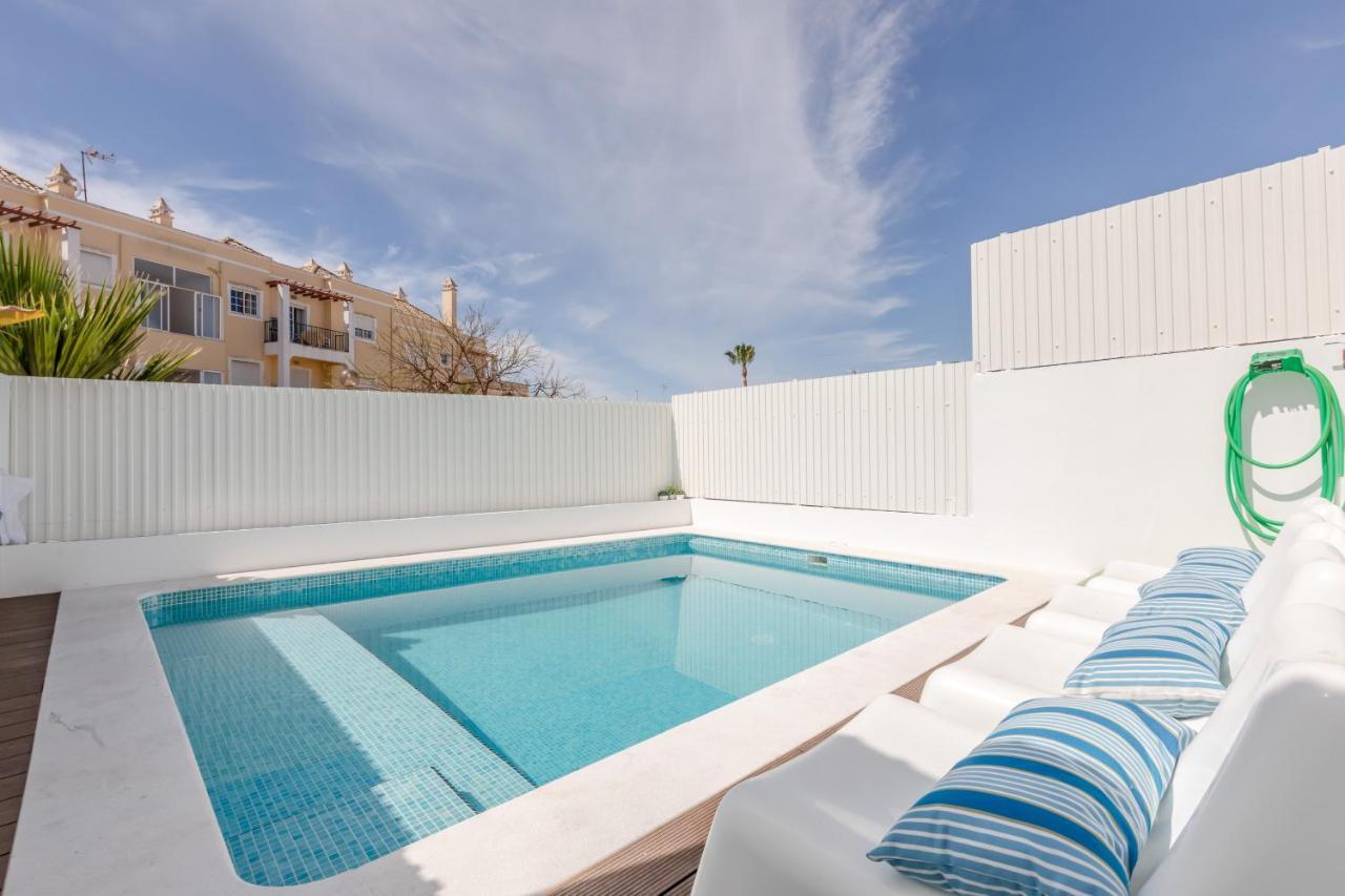 Seascape Villa Private Pool & Rooftop Jacuzzi With Sea View Near Manta Rota Beach Vila Nova de Cacela Kültér fotó
